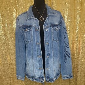 Boom Boom Jeans Blue Denim with Gold Button